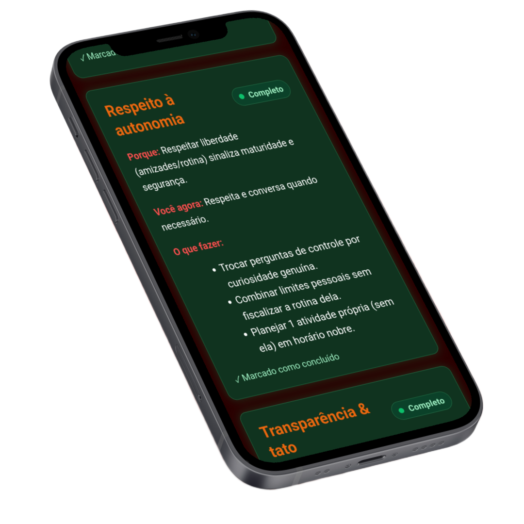 Mapa de Sinais do DECODE exibindo leitura dos sinais dela